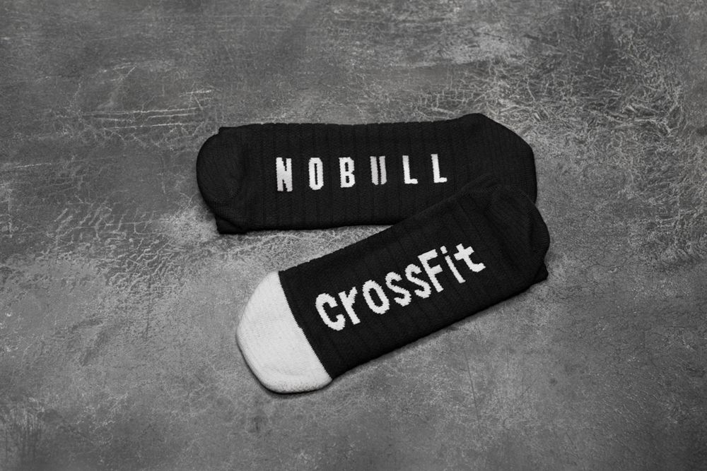 NOBULL Low (Crossfit®) Socks - Black Arctic - Ireland (7834WJBPM)